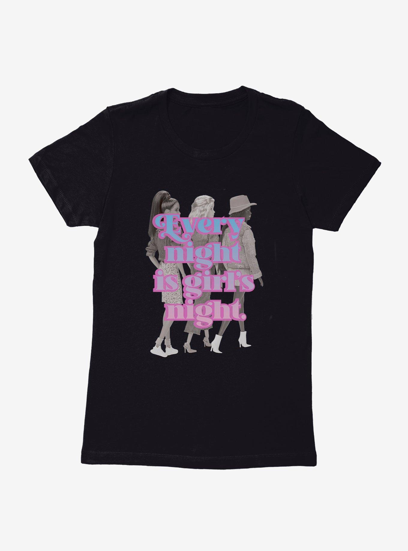 Barbie The Movie Girls Night Womens T-Shirt
