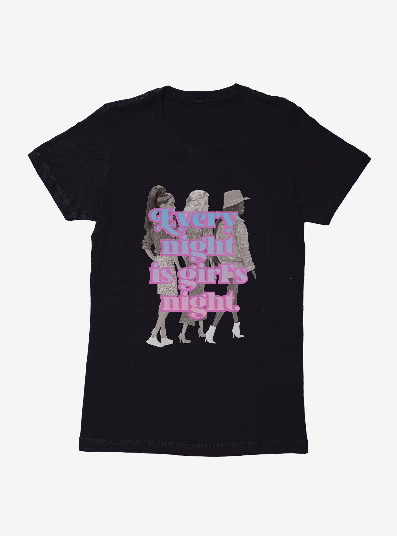 Barbie The Movie Girls Night Womens T-Shirt, , hi-res