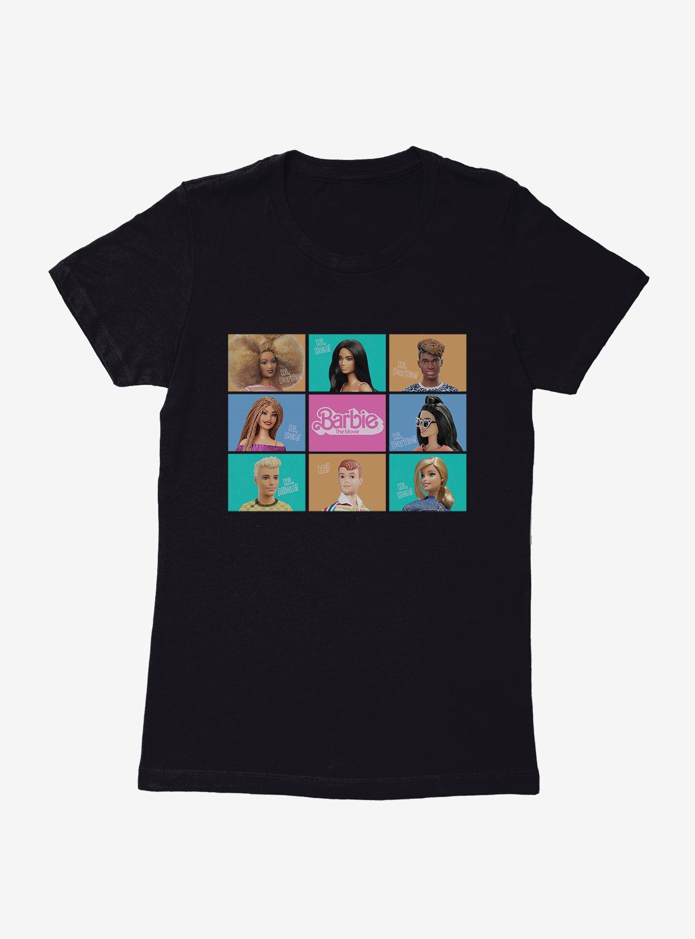 Barbie The Movie Hi Colorblock Friends Squares Womens T-Shirt, , hi-res