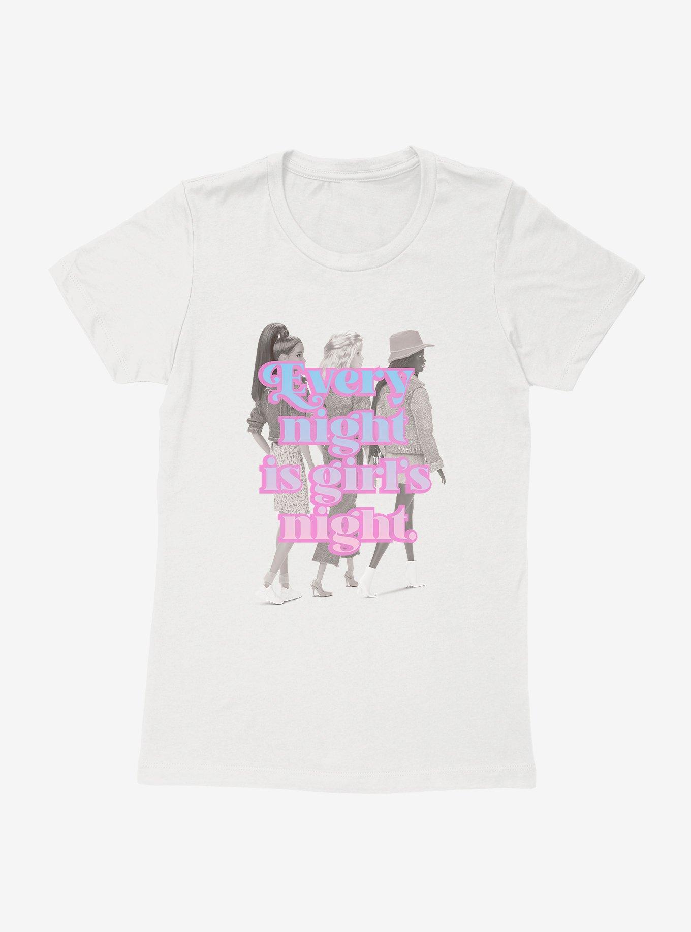 Barbie The Movie Girls Night Womens T-Shirt