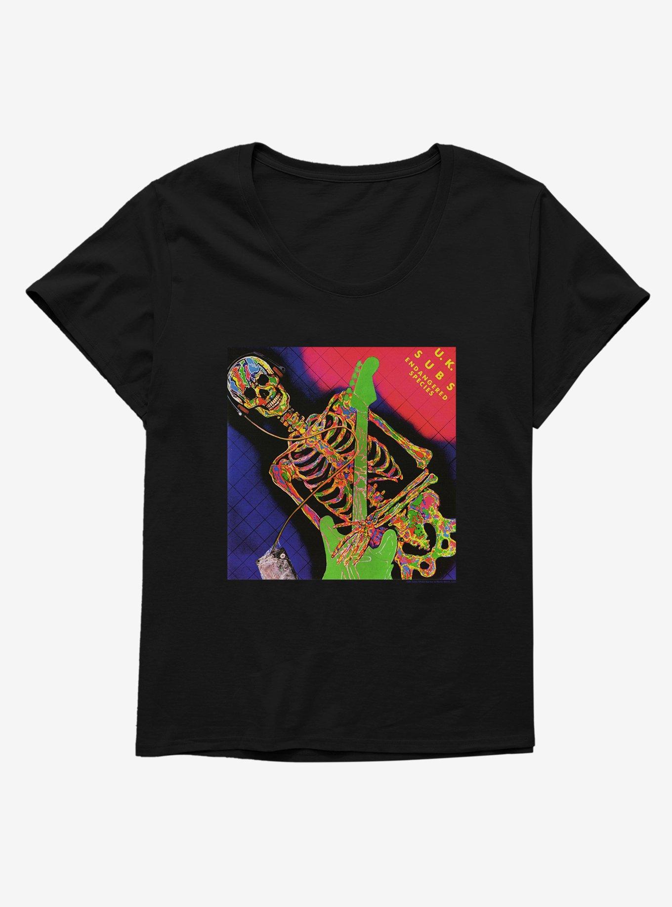 UK Subs Endangered Species Girls T-Shirt Plus Size, , hi-res