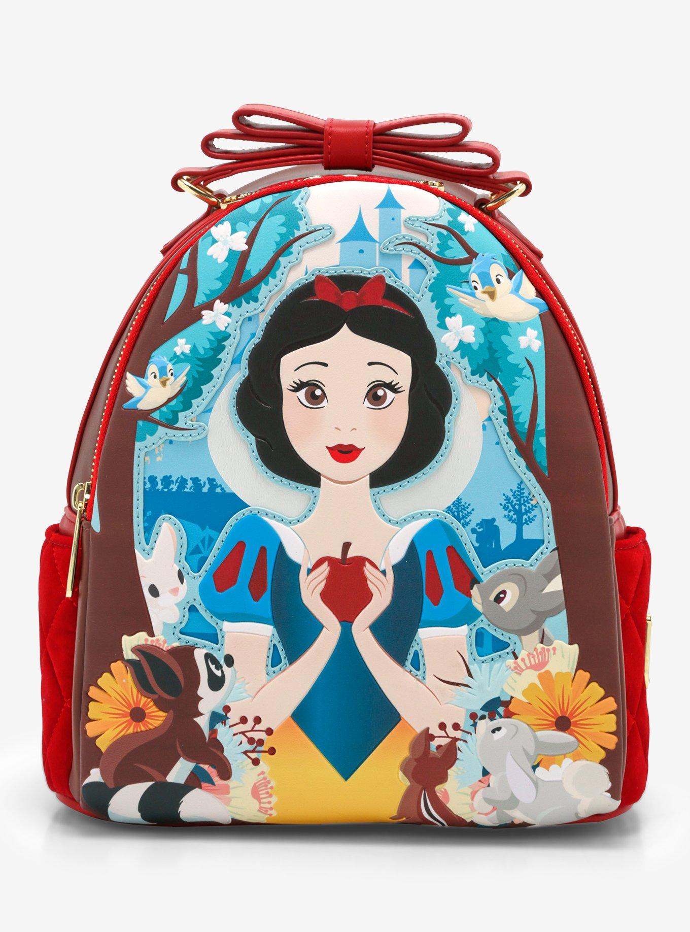 Loungefly Disney Snow White And The Seven Dwarfs Apple Mini Backpack 