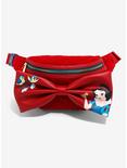 Loungefly Disney Snow White And The Seven Dwarfs Bow Velvet Fanny Pack, , hi-res