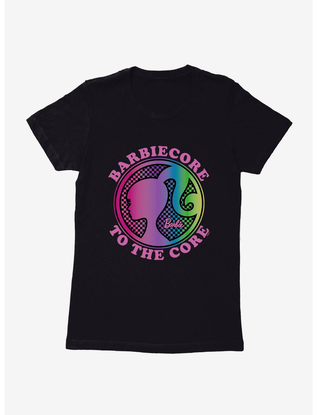 Barbie Barbiecore To The Core Womens T-Shirt, BLACK, hi-res