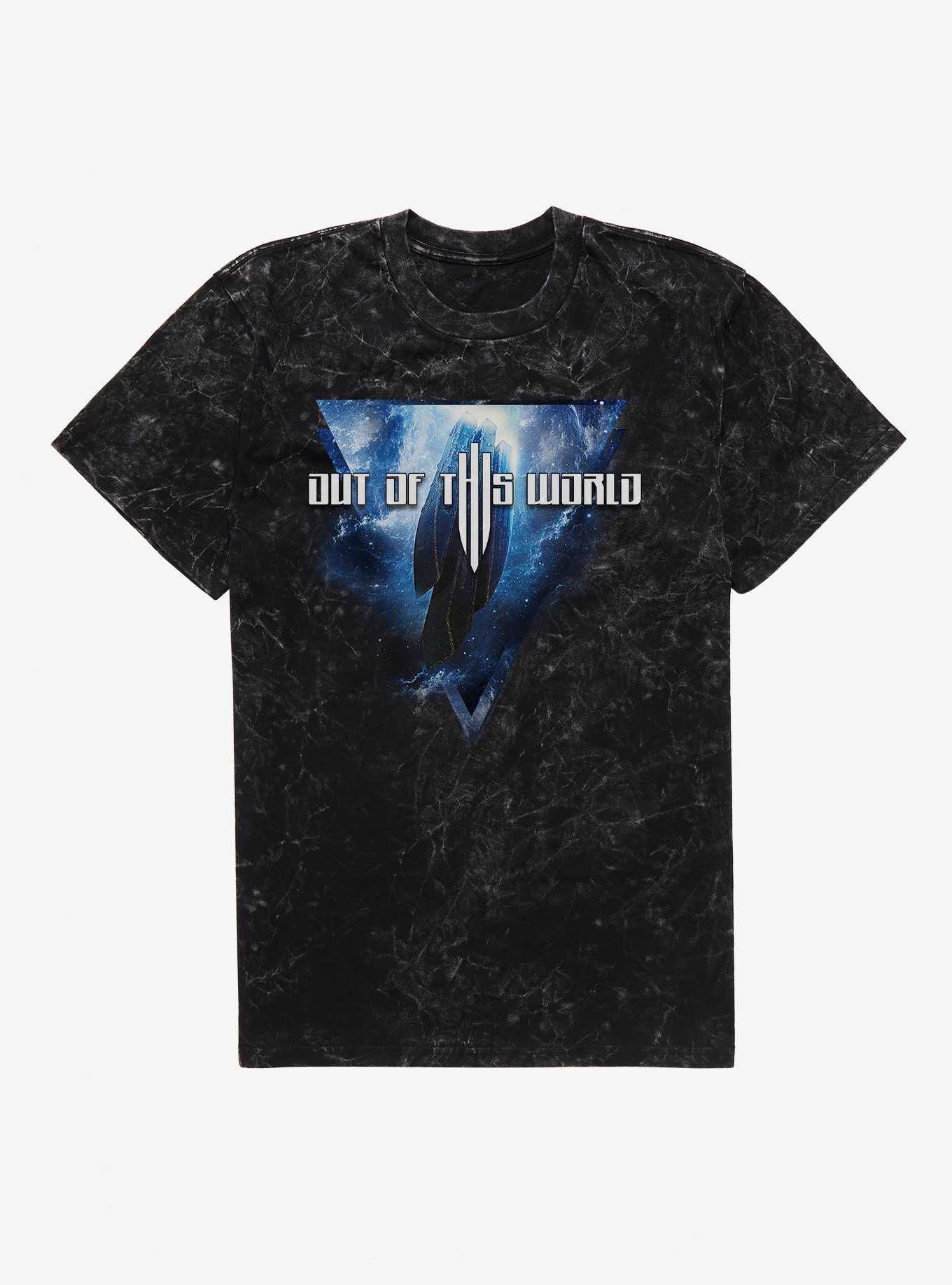 Out Of This World Prism Logo Mineral Wash T-Shirt, , hi-res