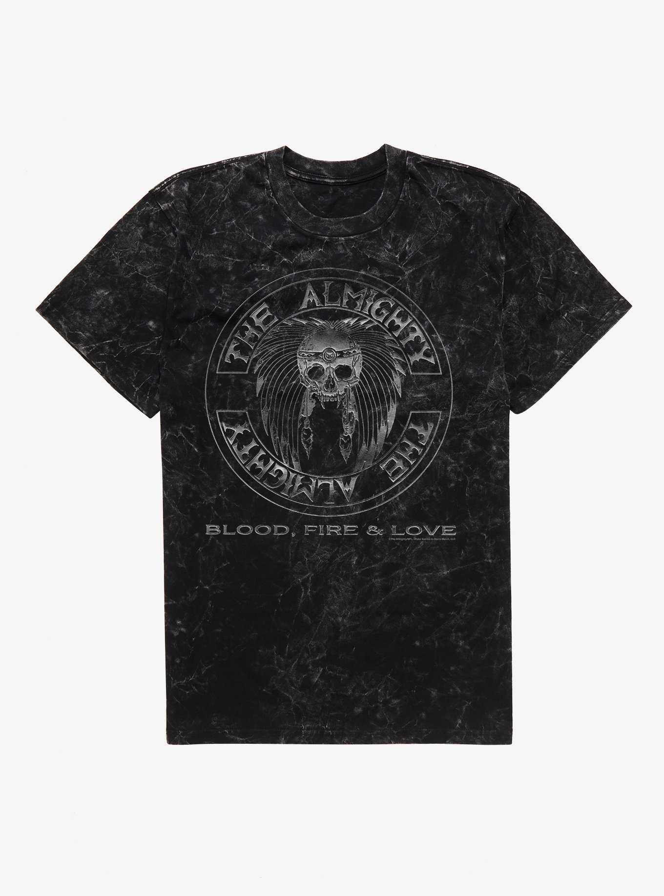 The Almighty Blood, Fire & Love Mineral Wash T-Shirt, , hi-res