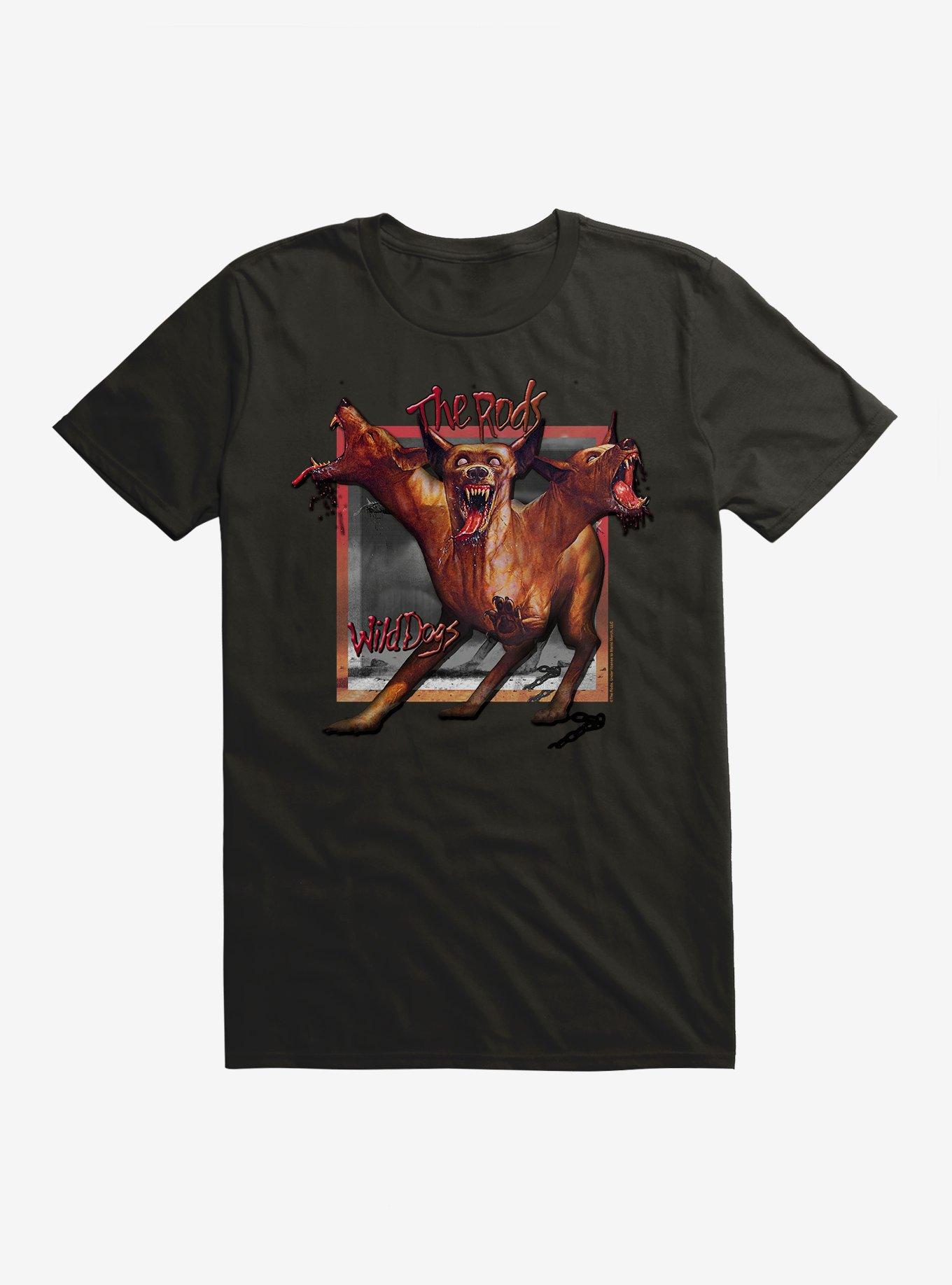 The Rods Wild Dogs T-Shirt, BLACK, hi-res