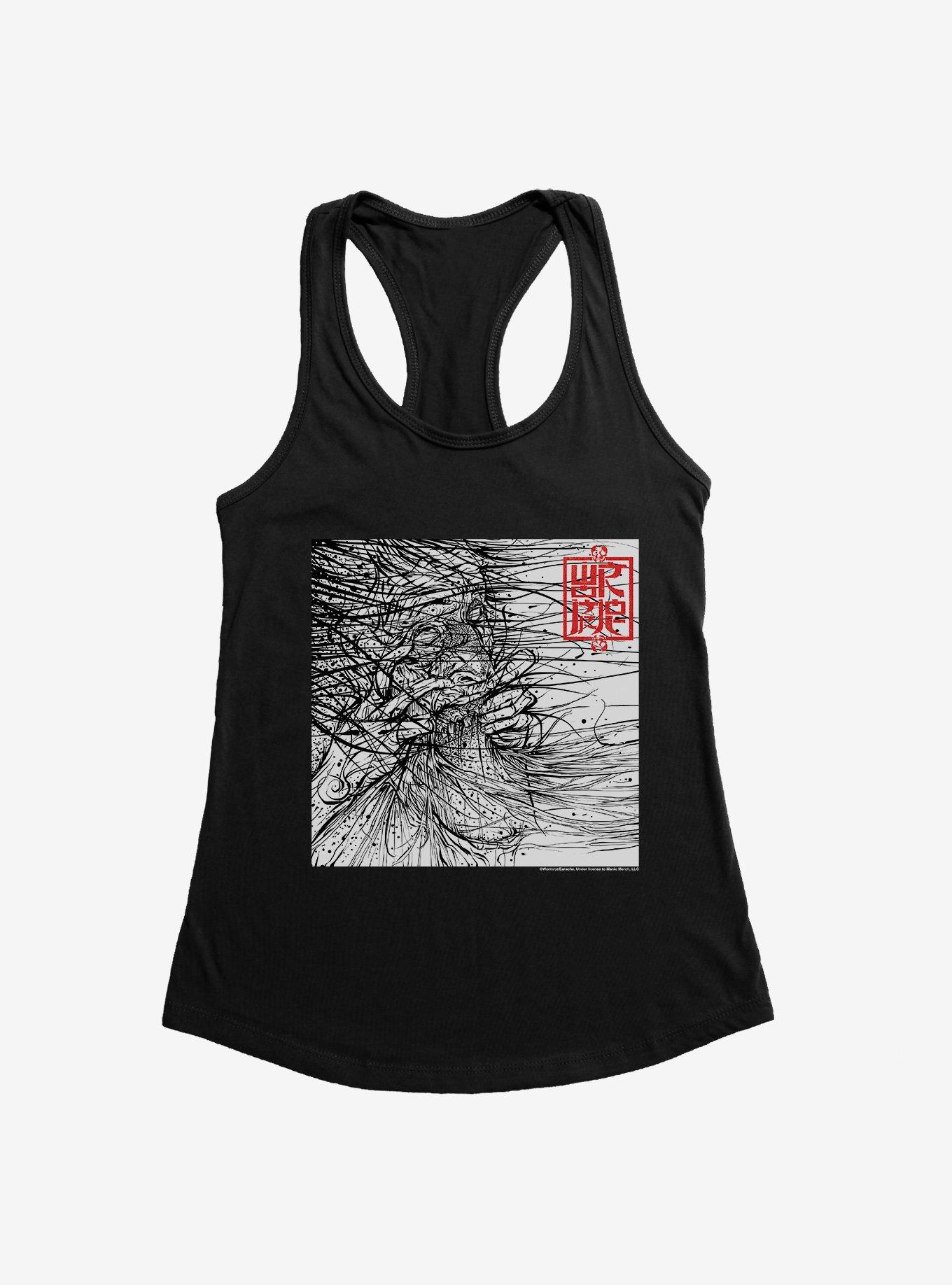 Wormrot Voices Girls Tank, BLACK, hi-res