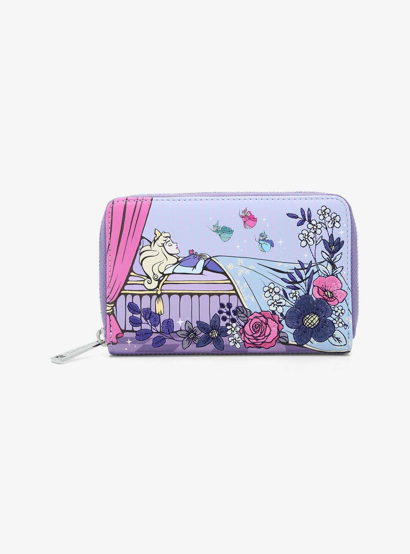 Loungefly Disney Sleeping Beauty Aurora Sleeping Mini Zipper Wallet, , hi-res