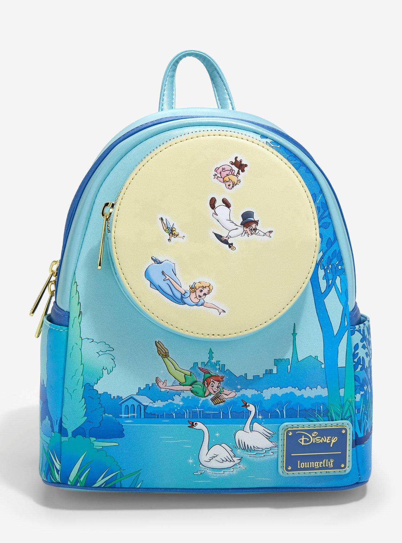 Loungefly Disney Peter Pan Night Glitter Mini Backpack, , hi-res