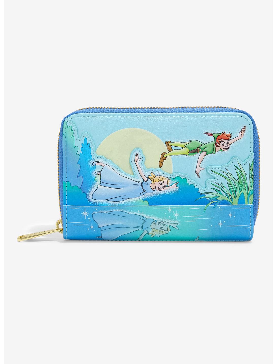 Loungefly Disney Peter Pan Night Glitter Zipper Wallet, , hi-res