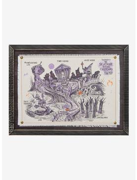 The Nightmare Before Christmas Halloween Town Map Wooden Wall Art, , hi-res