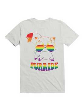Purride Rainbow Cat Gay Pride T-Shirt, , hi-res