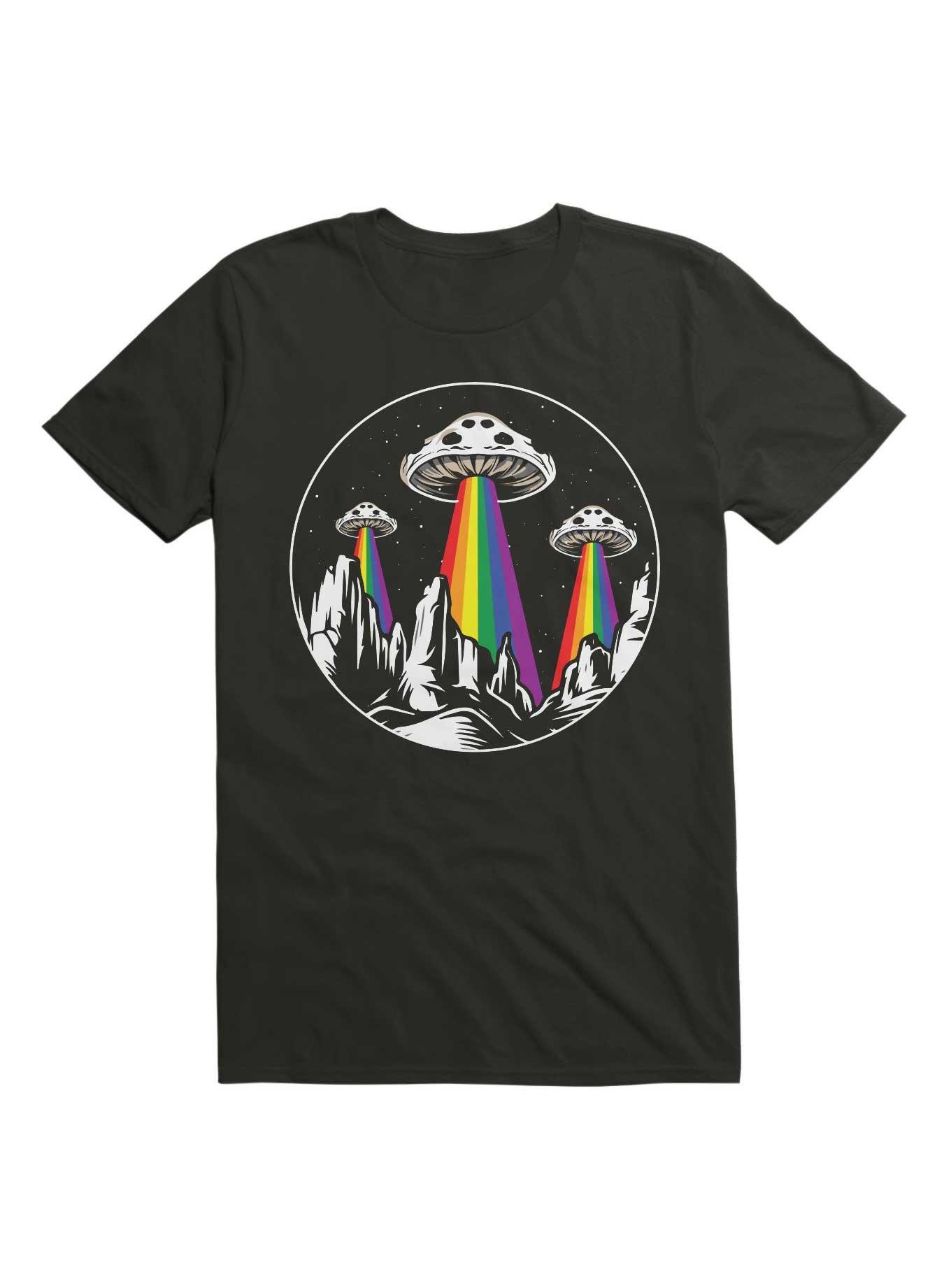 Alien Mushroom Lgbt T-Shirt, , hi-res