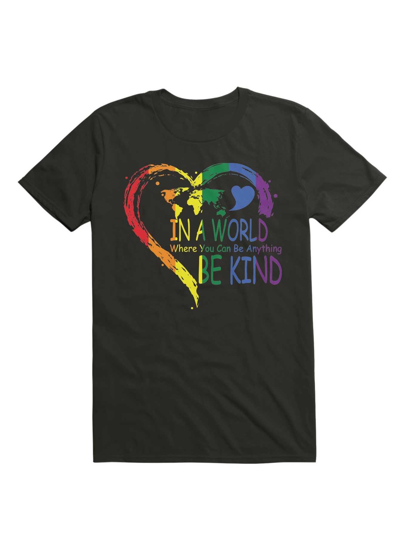 In A World Where You Can Be Anything Be Kind T-Shirt, , hi-res