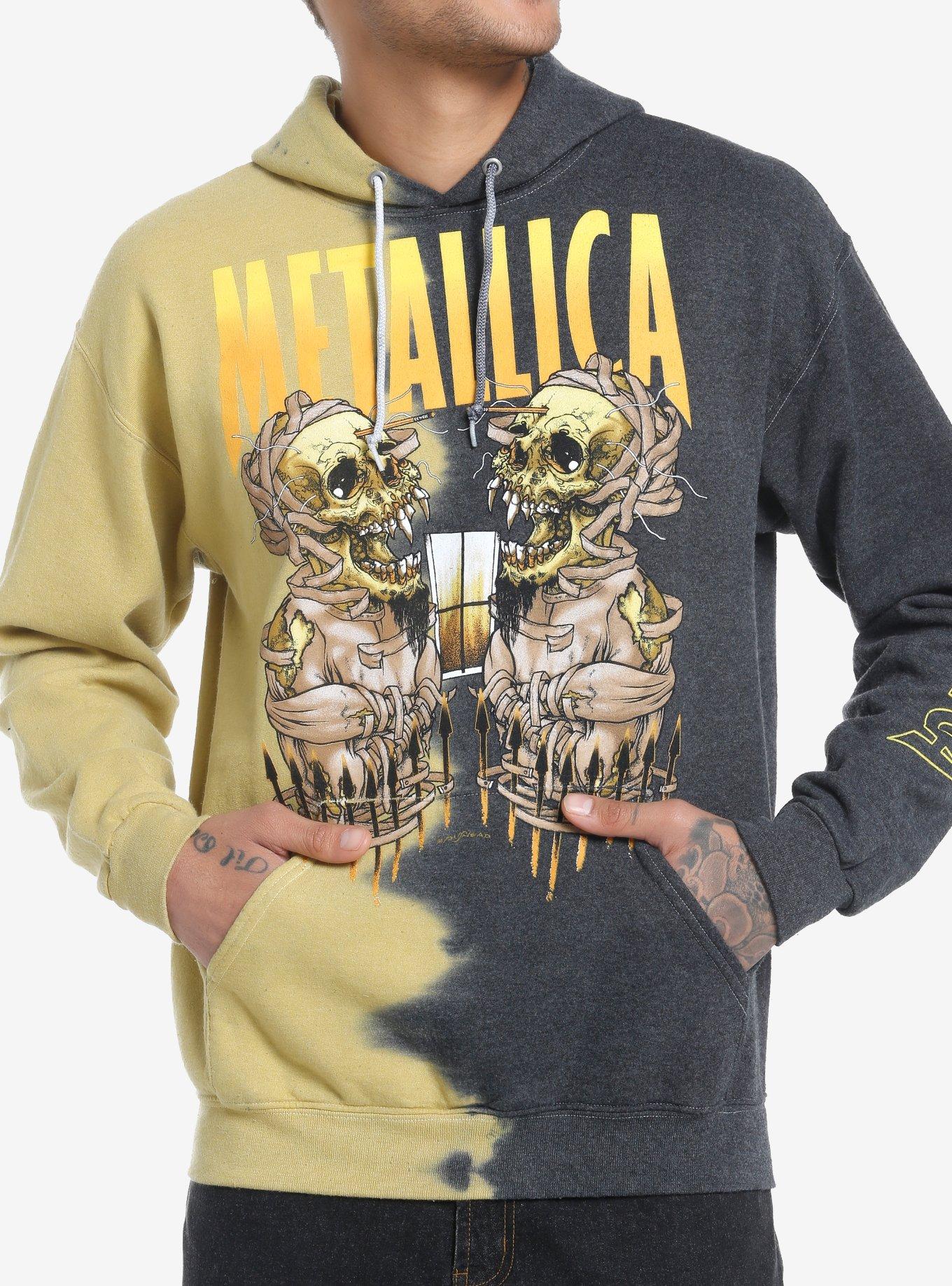 Metallica Wartime Remains Split Dye Hoodie Hot Topic