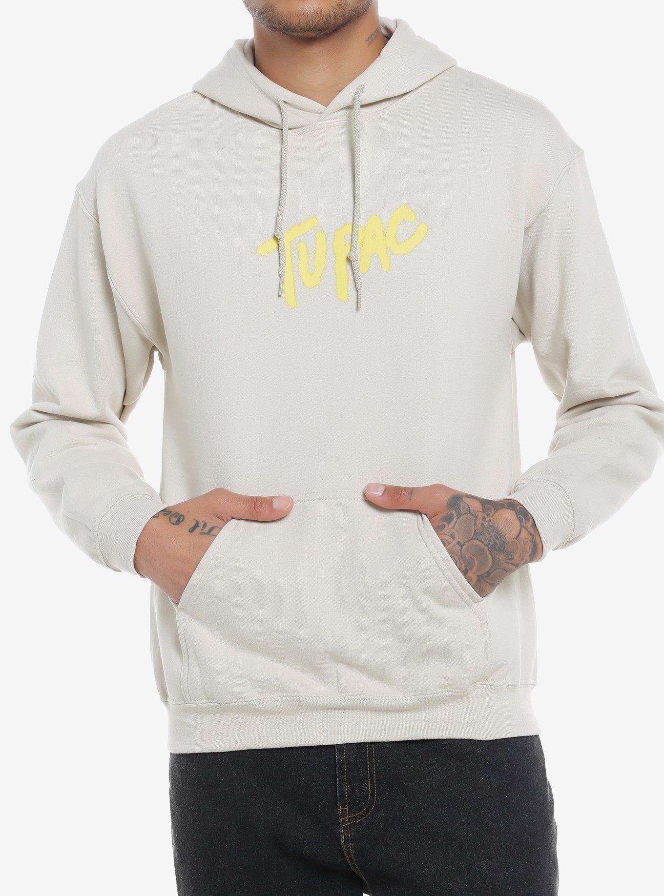 White tupac online hoodie