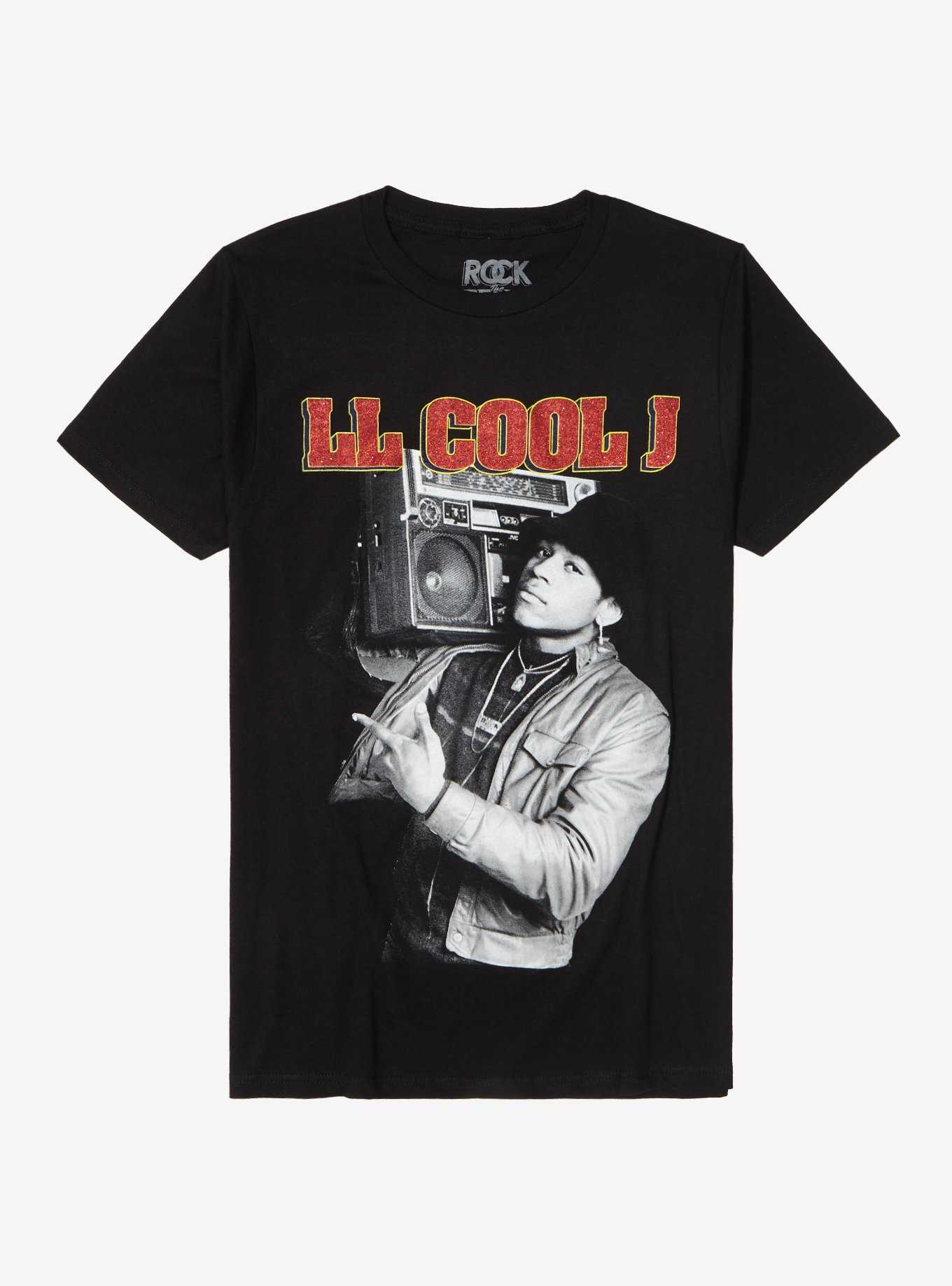 LL Cool J Stereo Portrait Boyfriend Fit Girls T-Shirt, , hi-res