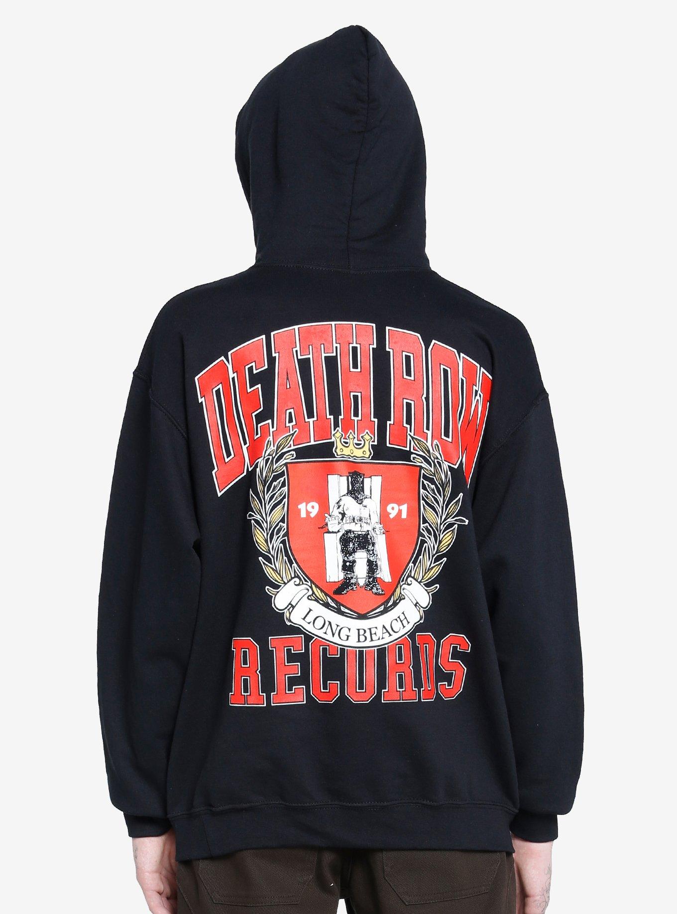 Death Row Varsity Logo Hoodie, BLACK, hi-res