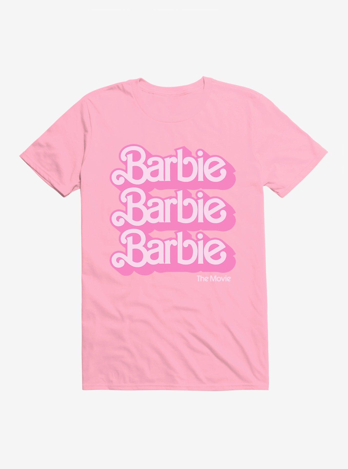 Barbie The Movie Logo Pink Tee 2XL