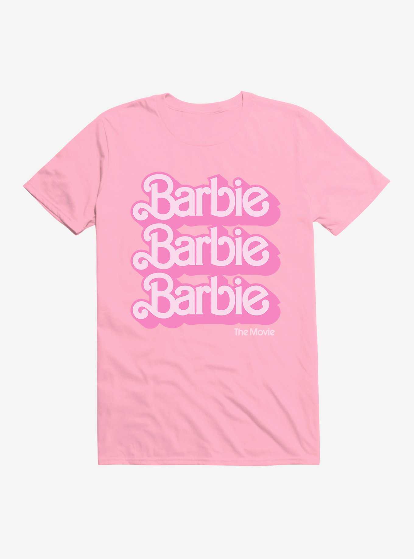 Barbie The Movie Text Stack Extra Soft T-Shirt, , hi-res