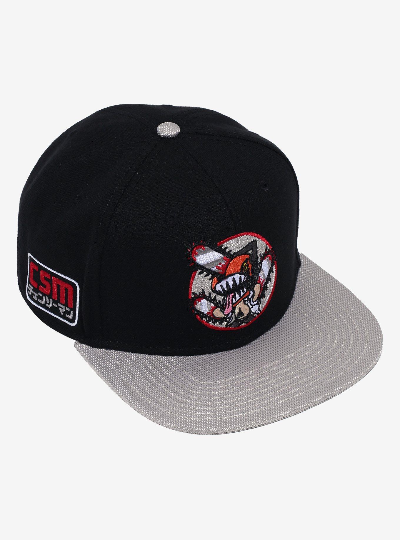 Chainsaw Man Chibi Patch Snapback Hat, , hi-res