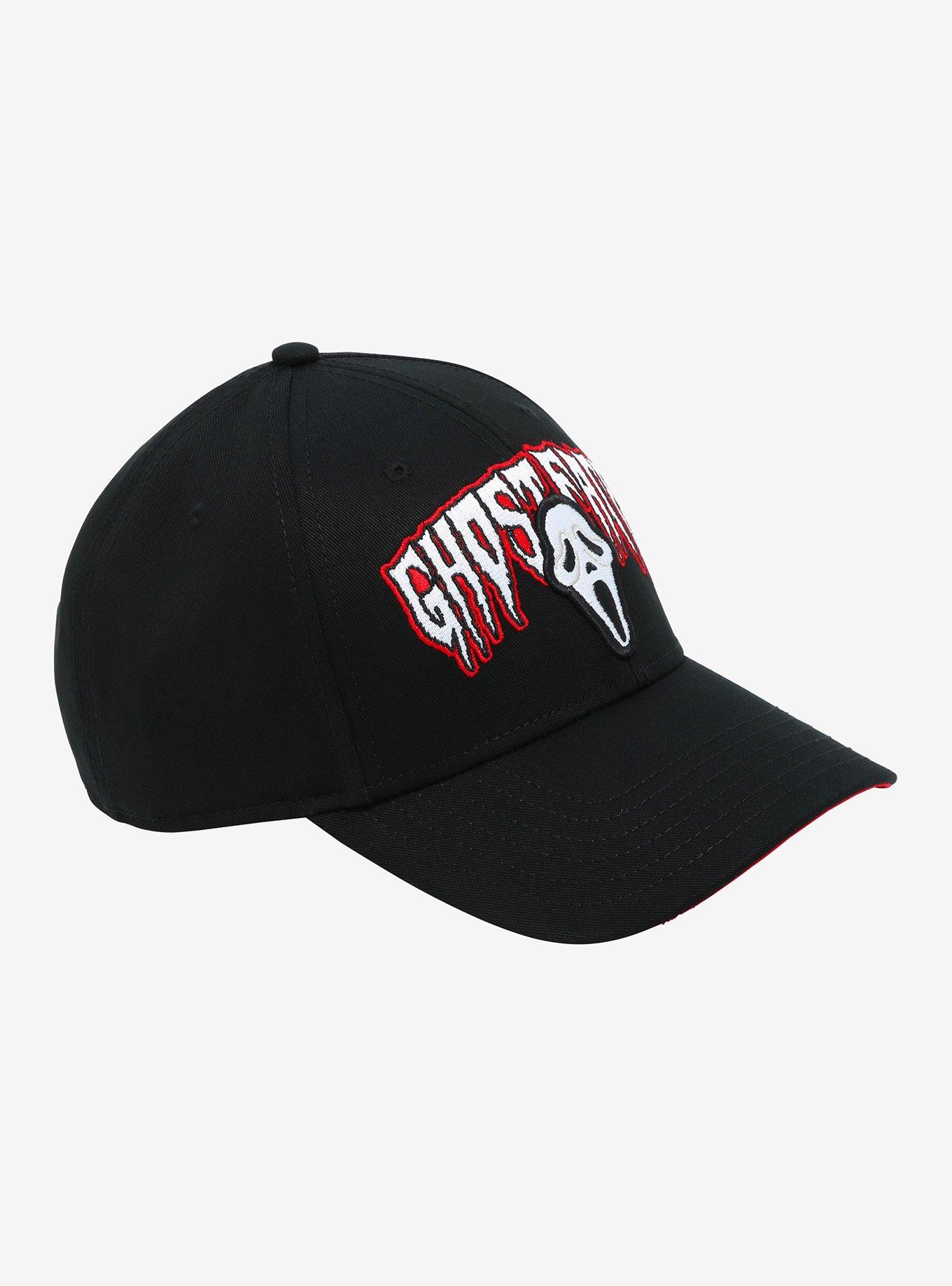 Scream Ghost Face Embroidered Dad Cap, , hi-res