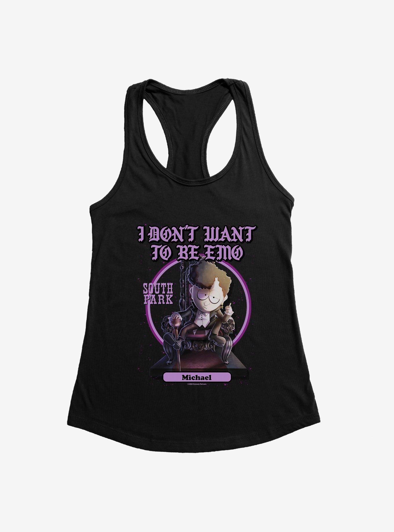 South Park Michael I Don't Want To Be Emo Girls Tank Top, , hi-res