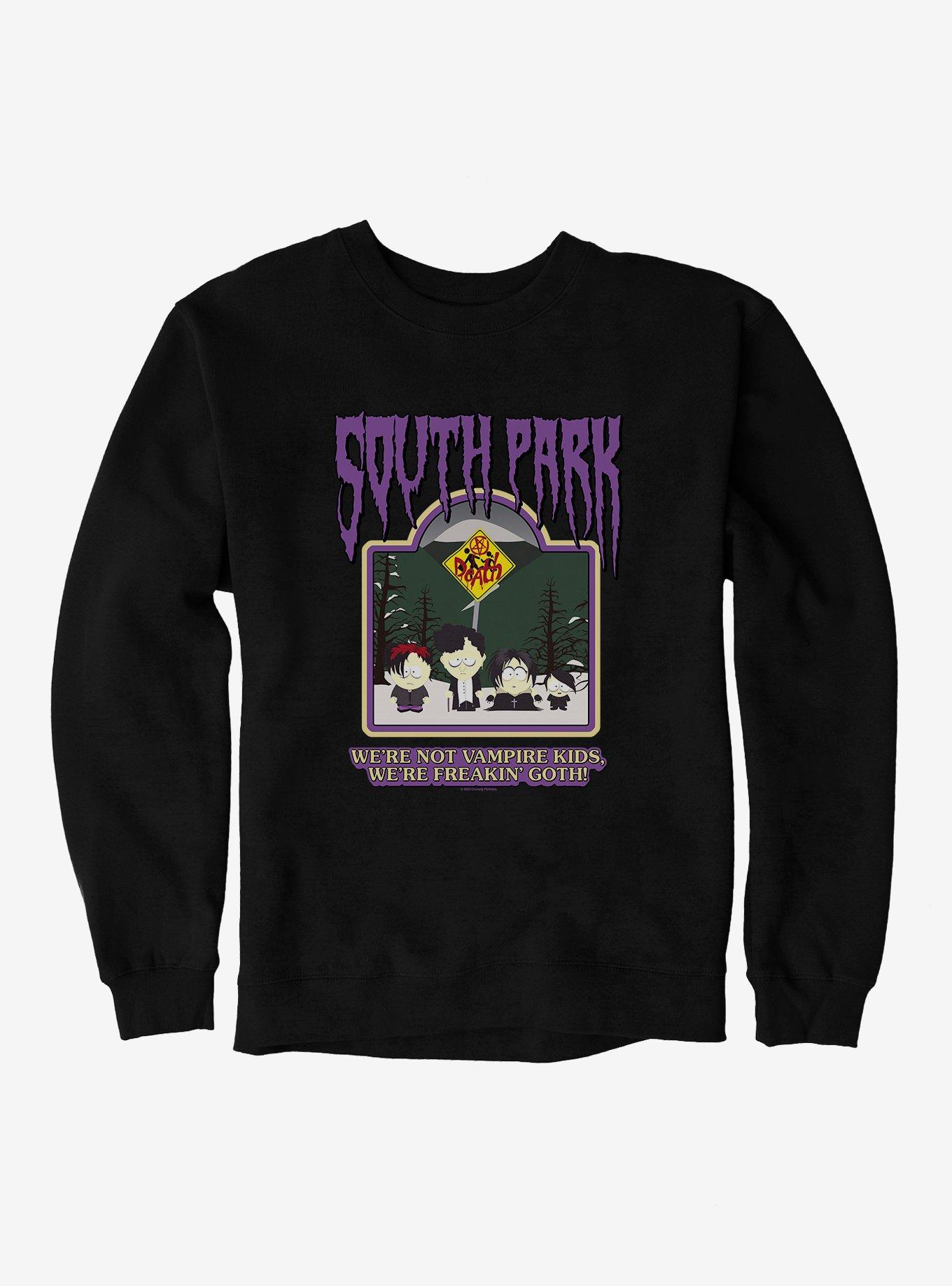 South Park We're Freakin Goth! Sweatshirt, , hi-res