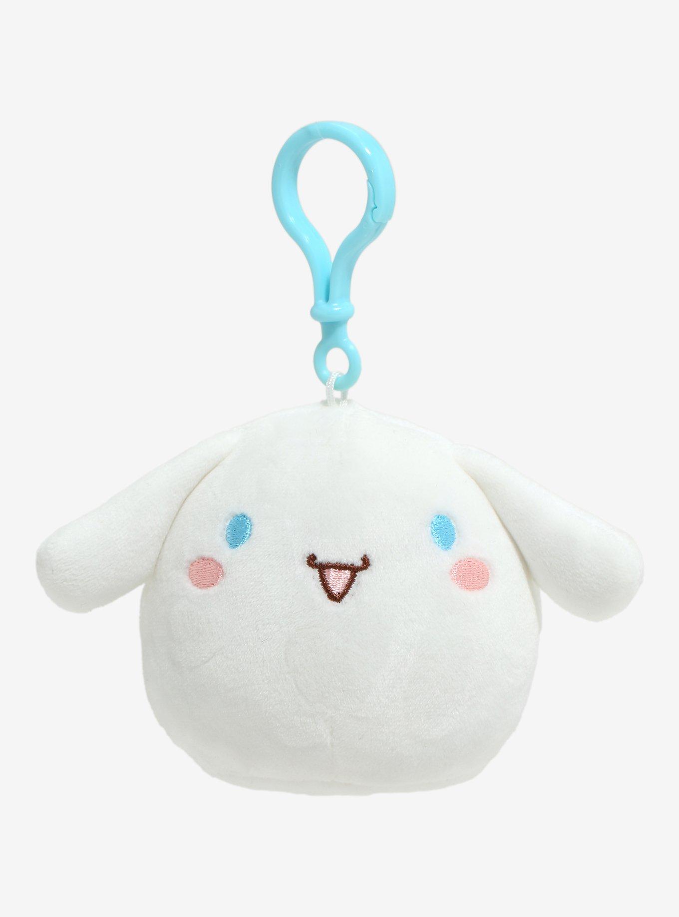 Squishmallows Sanrio Cinnamoroll 3 Inch Plush Bag Clip, , hi-res