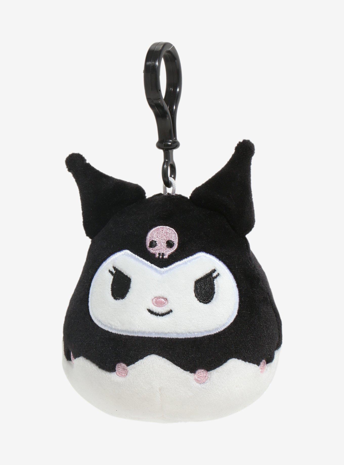 Squishmallows Sanrio Kuromi 3 Inch Plush Bag Clip, , hi-res