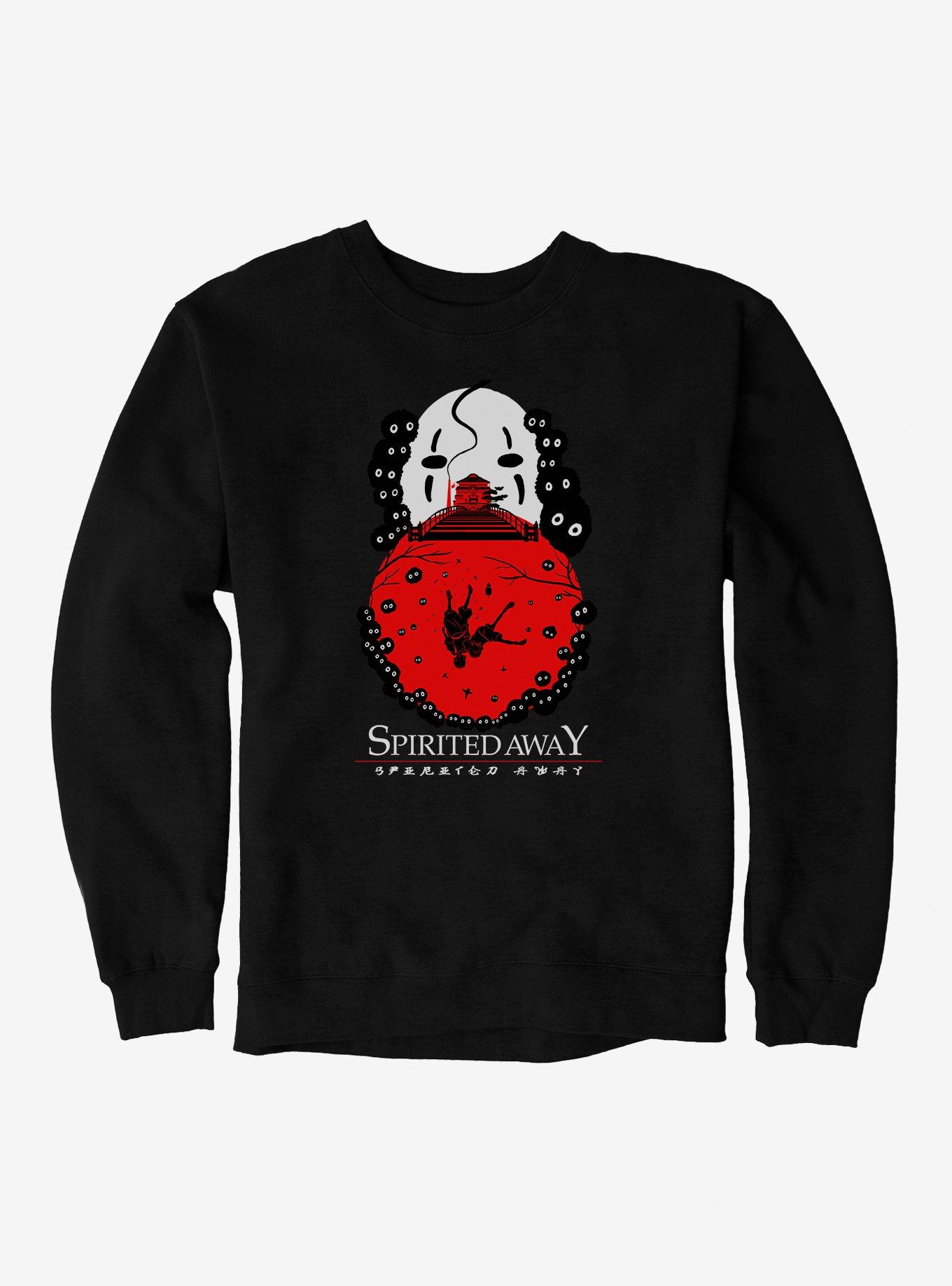 Studio Ghibli Spirited Away Falling Deeper Sweatshirt, BLACK, hi-res