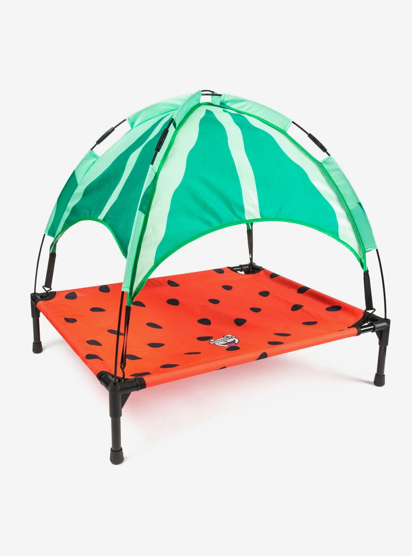 Elevated Dog Bed Watermelon, RED, hi-res