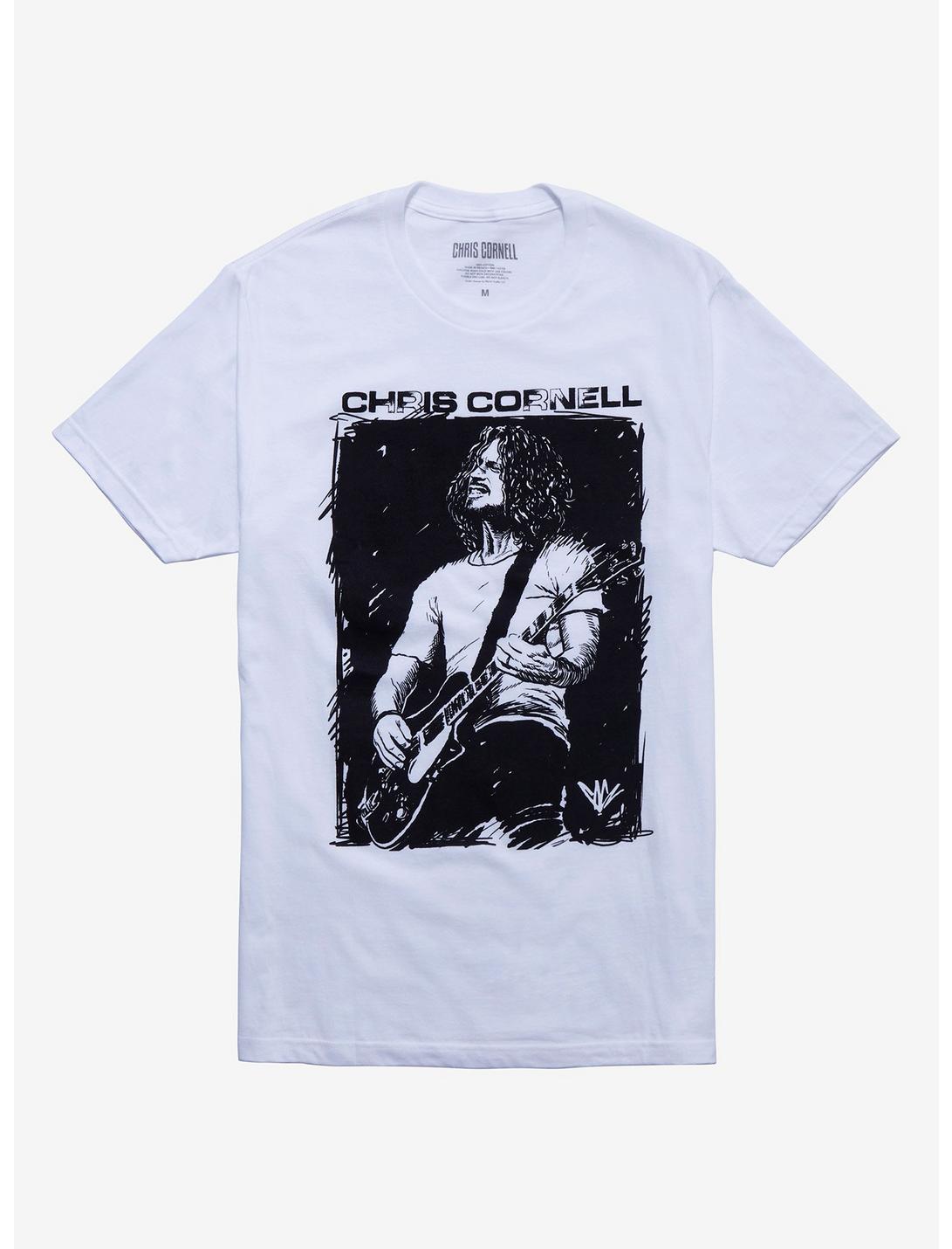 Soundgarden Chris Cornell Boyfriend Fit Girls T-Shirt, GREY, hi-res