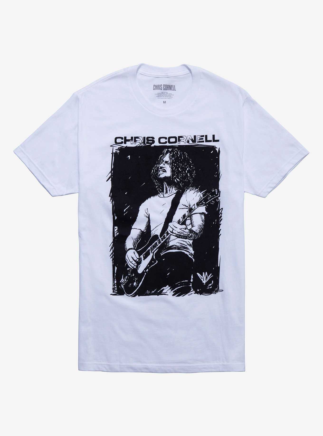 Soundgarden Chris Cornell Boyfriend Fit Girls T-Shirt, , hi-res