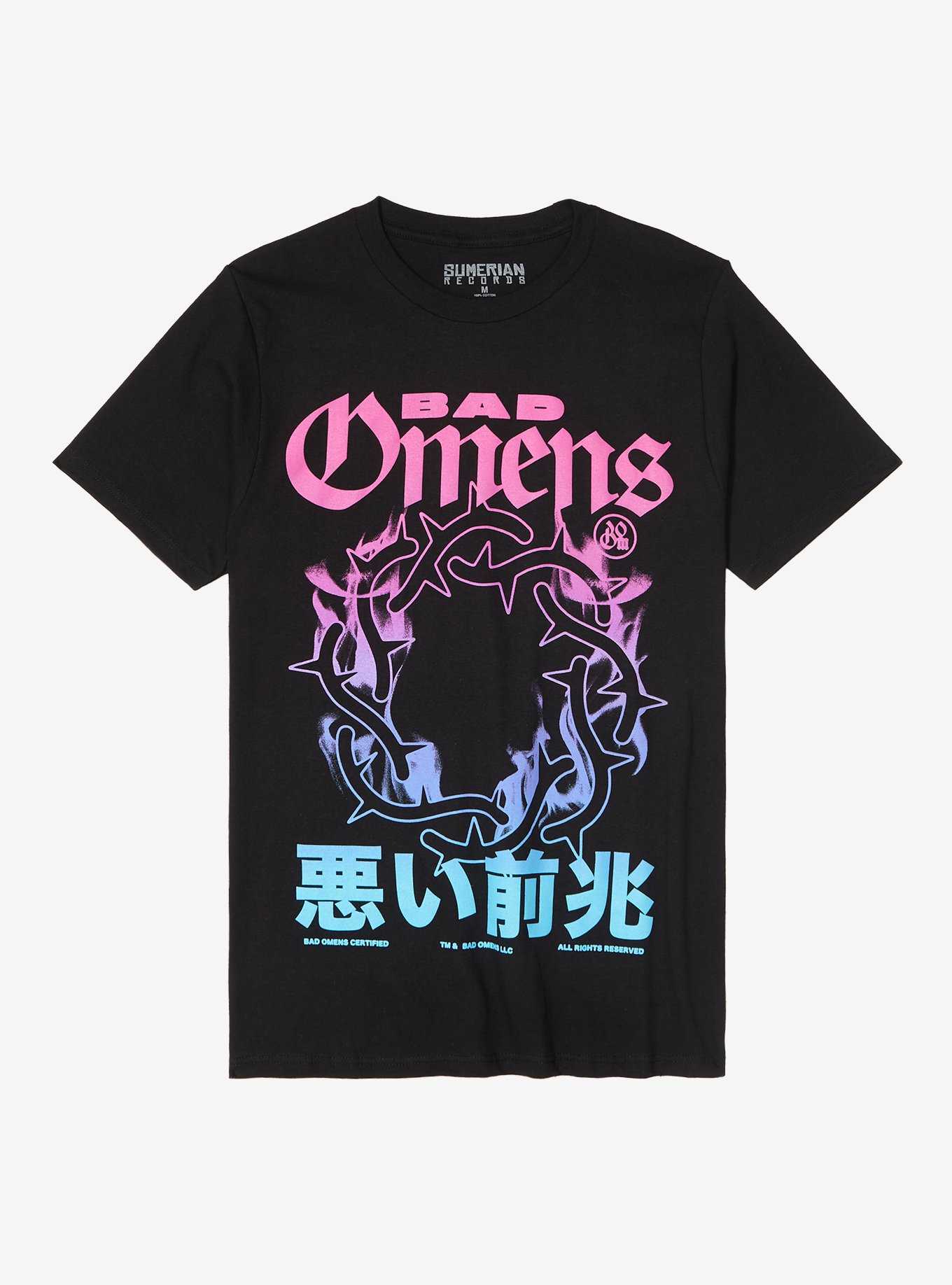 Bad Omens Thorn Crown Boyfriend Fit Girls T-Shirt, , hi-res