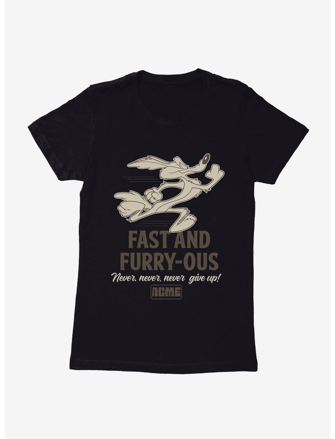 Looney Tunes Wile E. Coyote Fast And Fury-Ous Womens T-Shirt, , hi-res