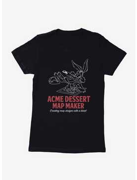 Looney Tunes Wile E. Coyote Acme Dessert Map Maker Womens T-Shirt, , hi-res