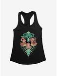 Studio Ghibli Spirited Away Chihiro And No Face Group Crest Womens Tank Top, BLACK, hi-res