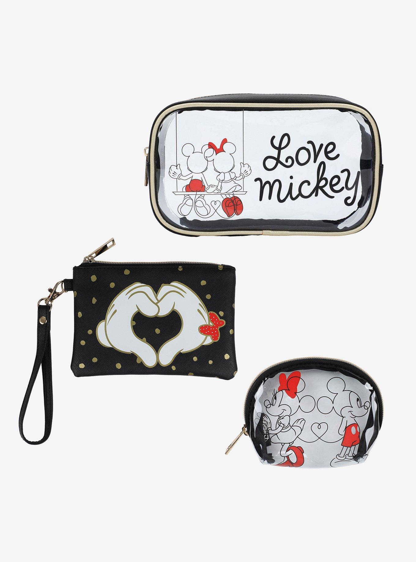 Disney Mickey Mouse & Minnie Mouse Makeup Bag Set, , hi-res