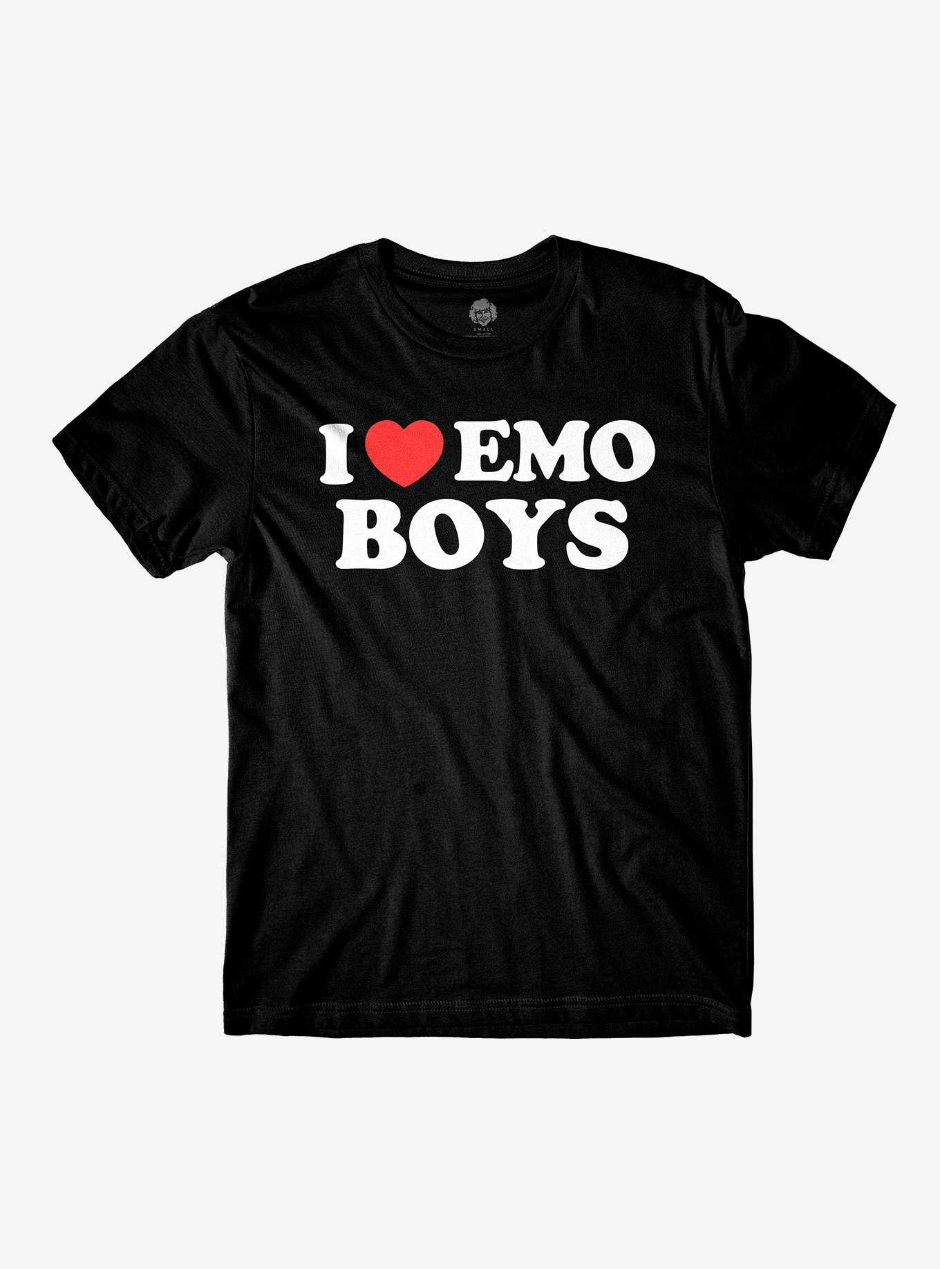 I Heart Emo Boys T-Shirt By Danny Duncan, , hi-res