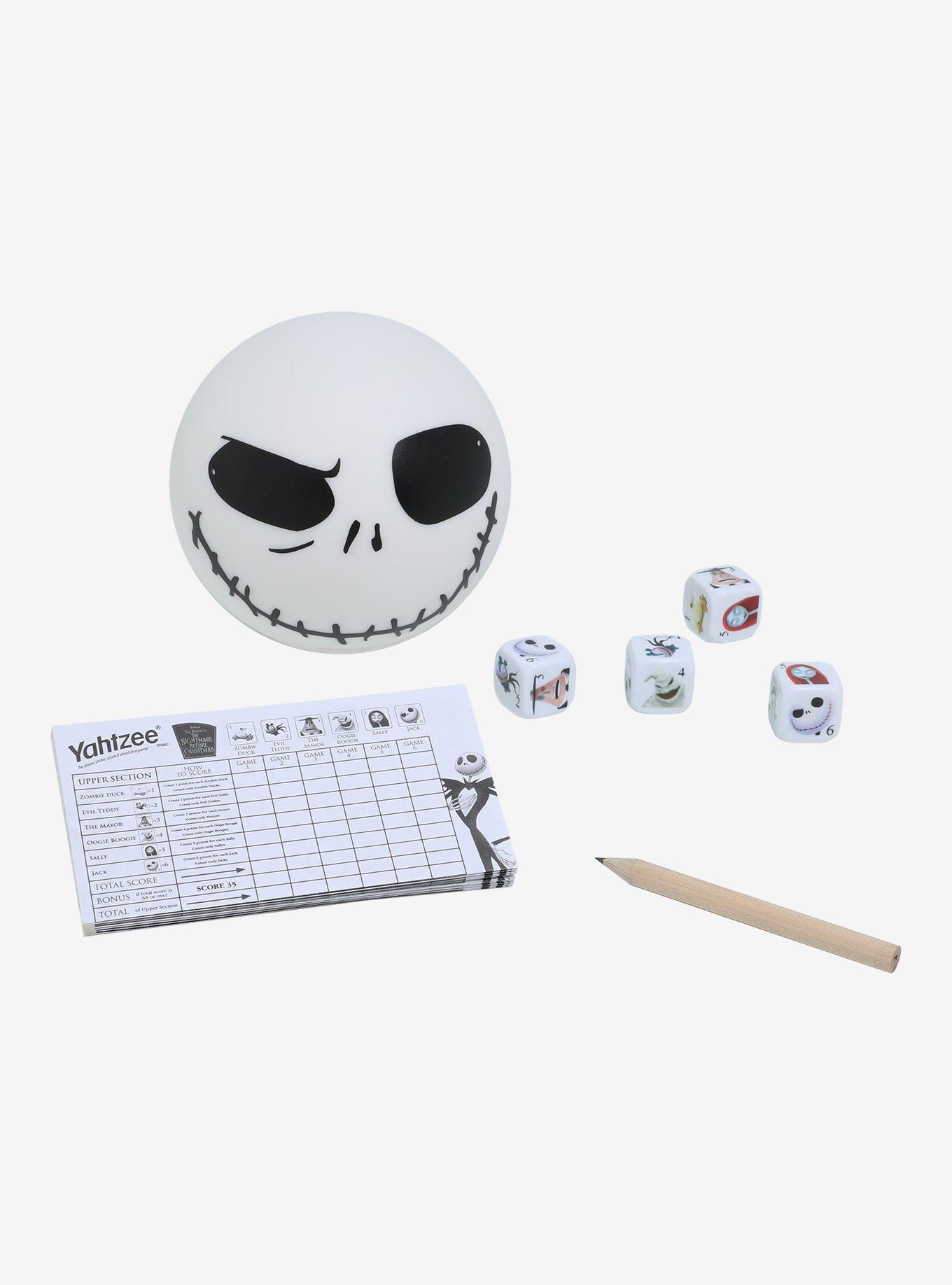 Disney The Nightmare Before Christmas Yahtzee Game BoxLunch