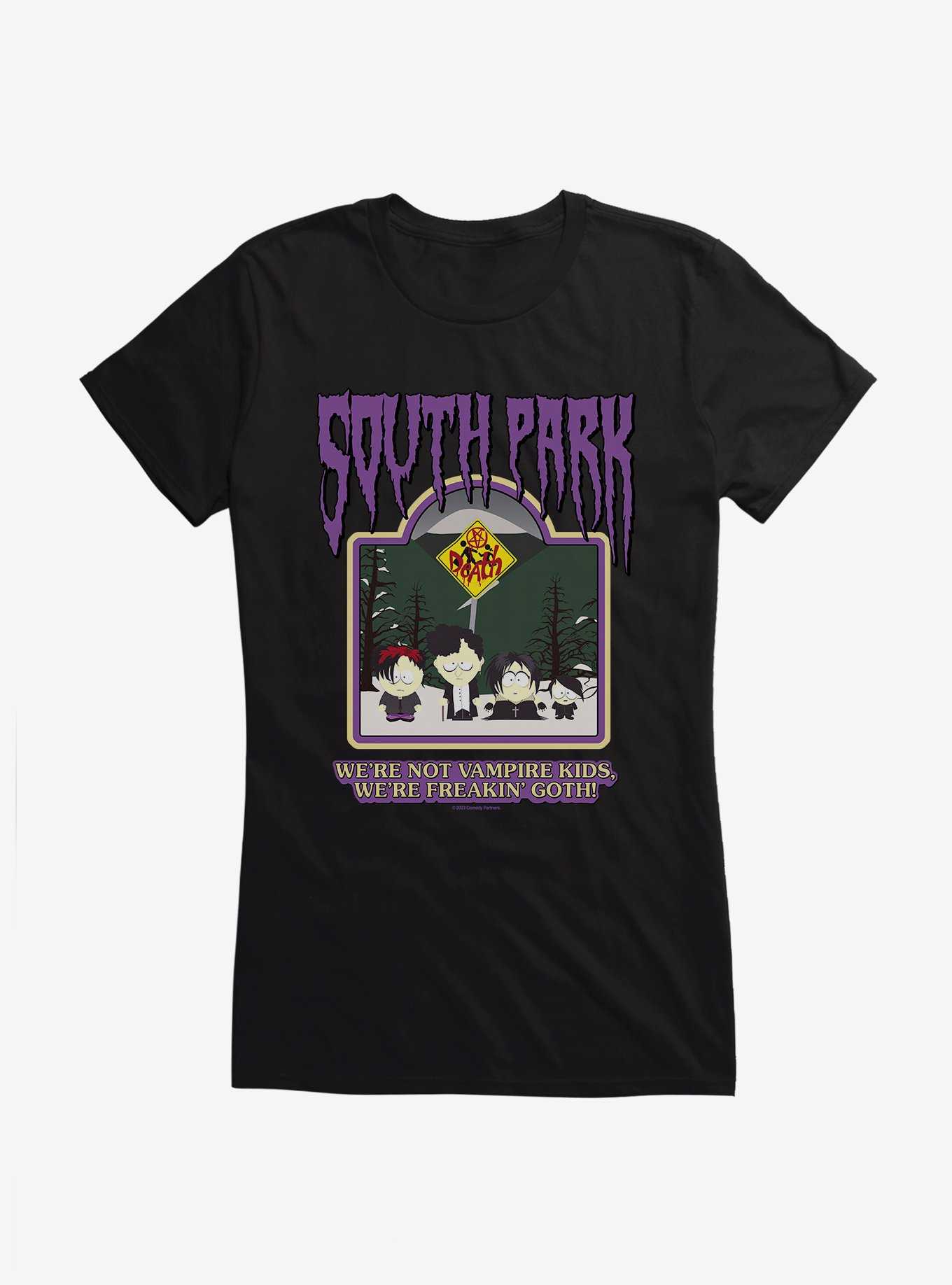 South Park We're Freakin Goth! Girls T-Shirt, , hi-res