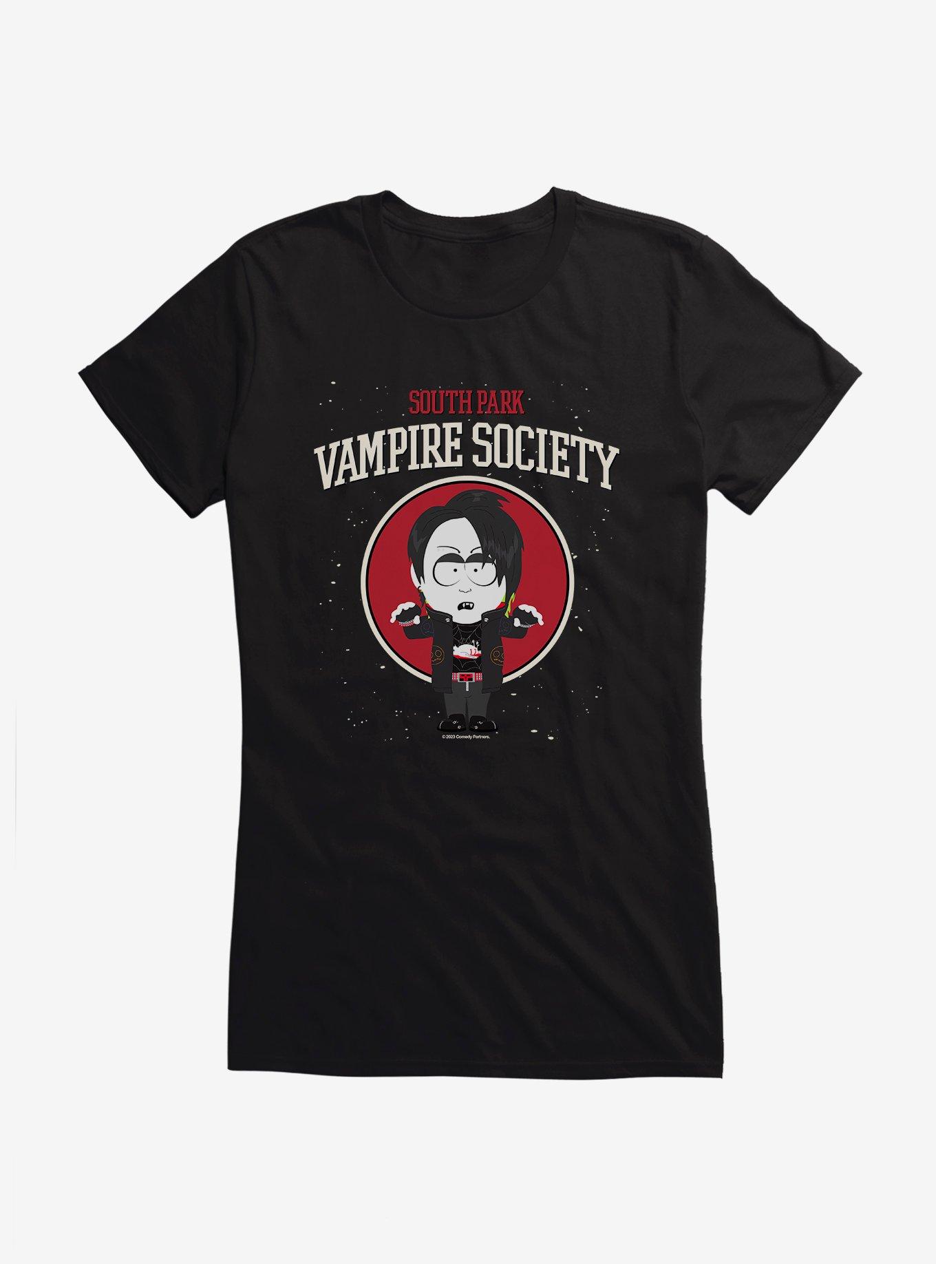 South Park Mike Vampire Society Girls T-Shirt, BLACK, hi-res