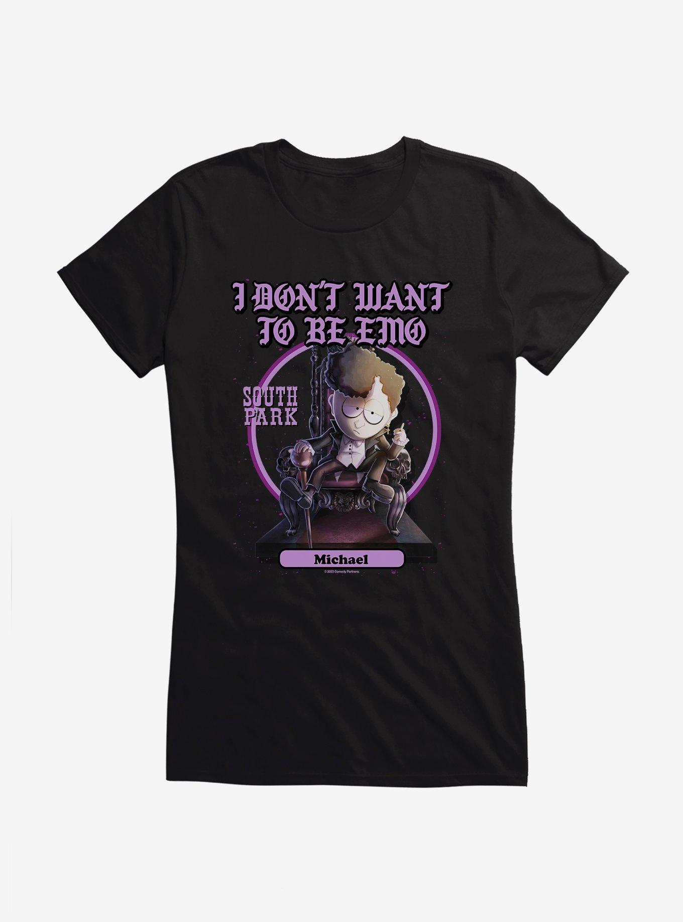 South Park Michael I Don't Want To Be Emo Girls T-Shirt