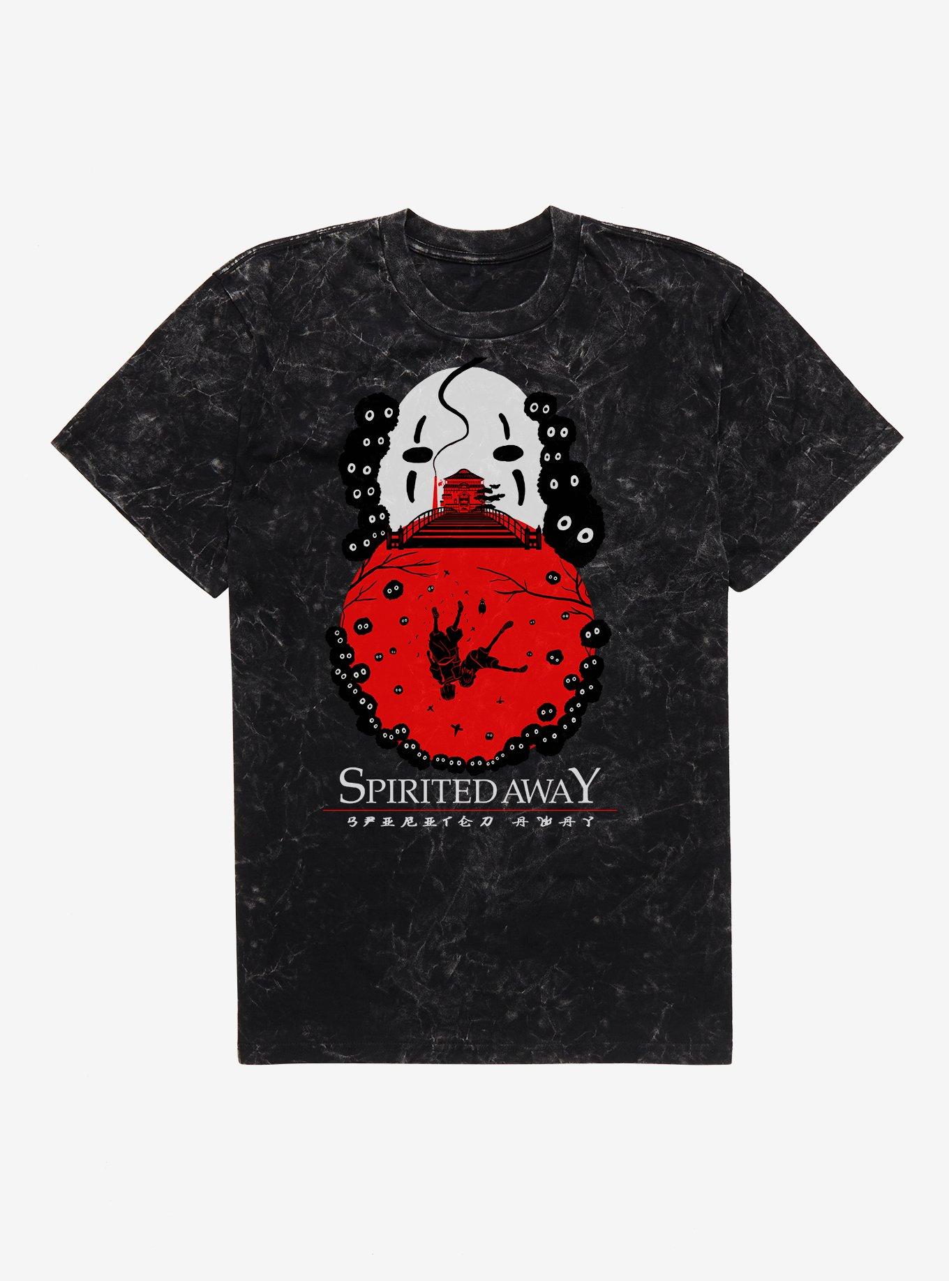 Studio Ghibli Spirited Away Falling Deeper Mineral Wash T-Shirt, , hi-res