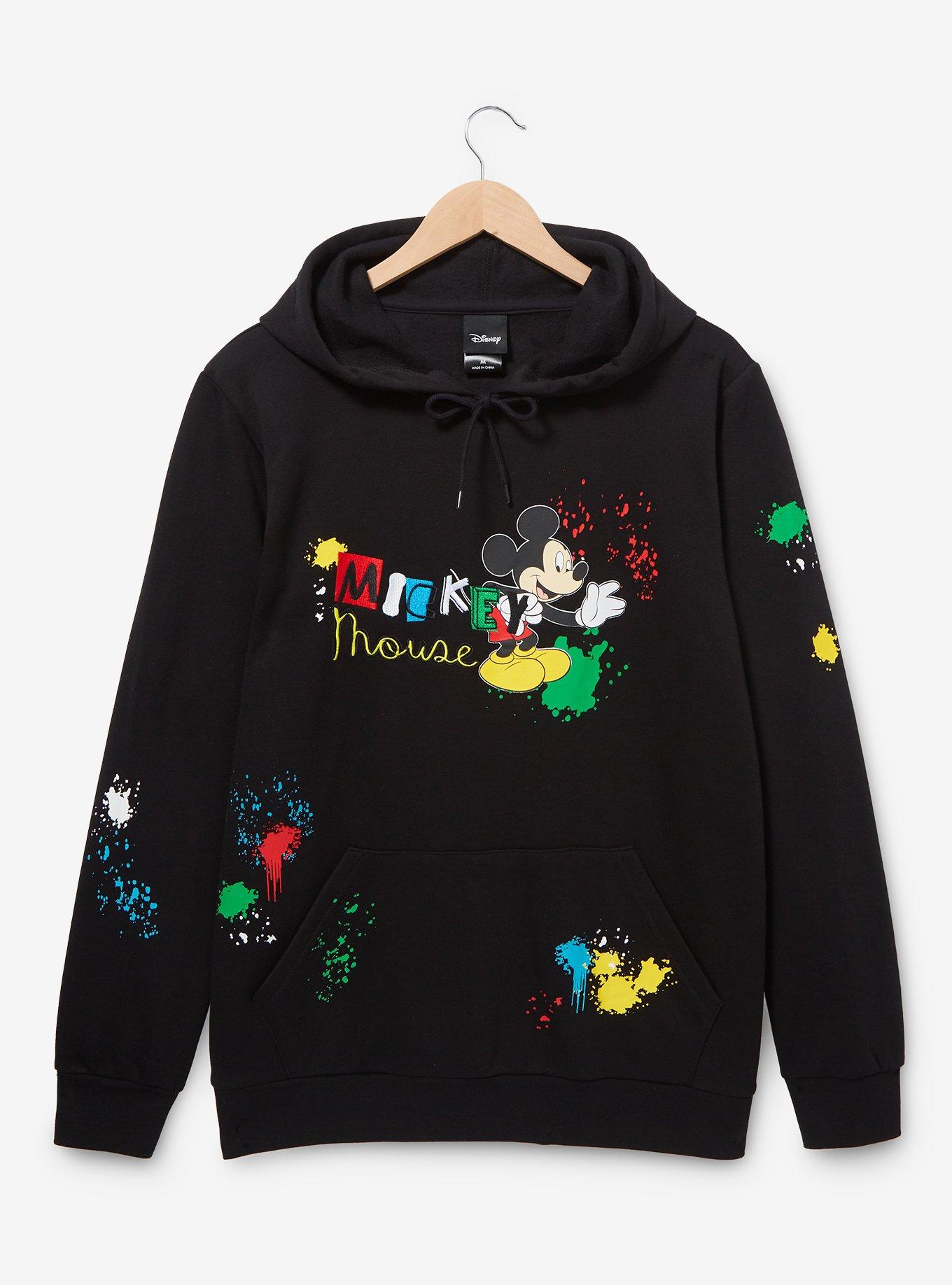 Black mickey mouse discount hoodie