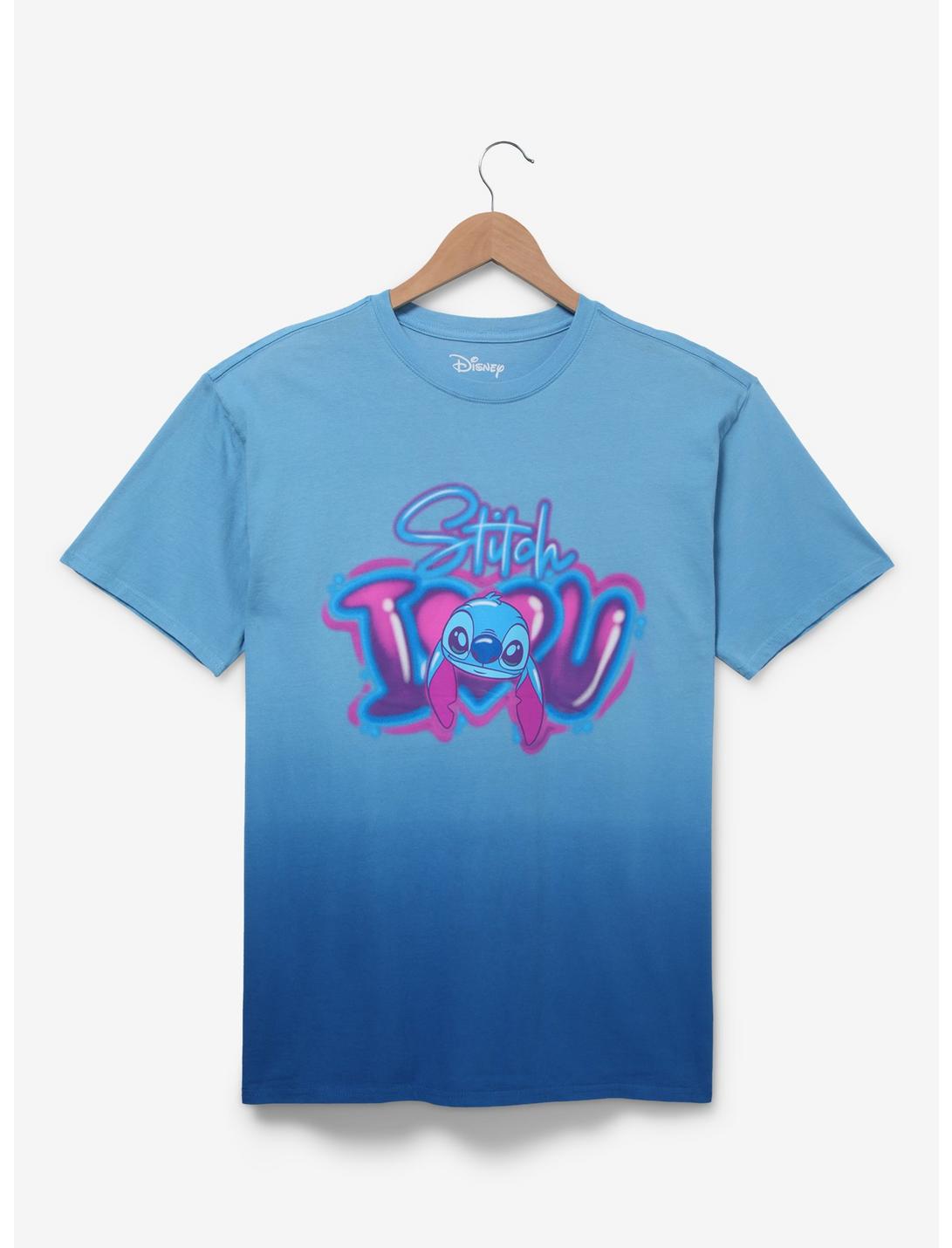 Disney Lilo & Stitch Couples T-Shirt - BoxLunch Exclusive, BLUE, hi-res