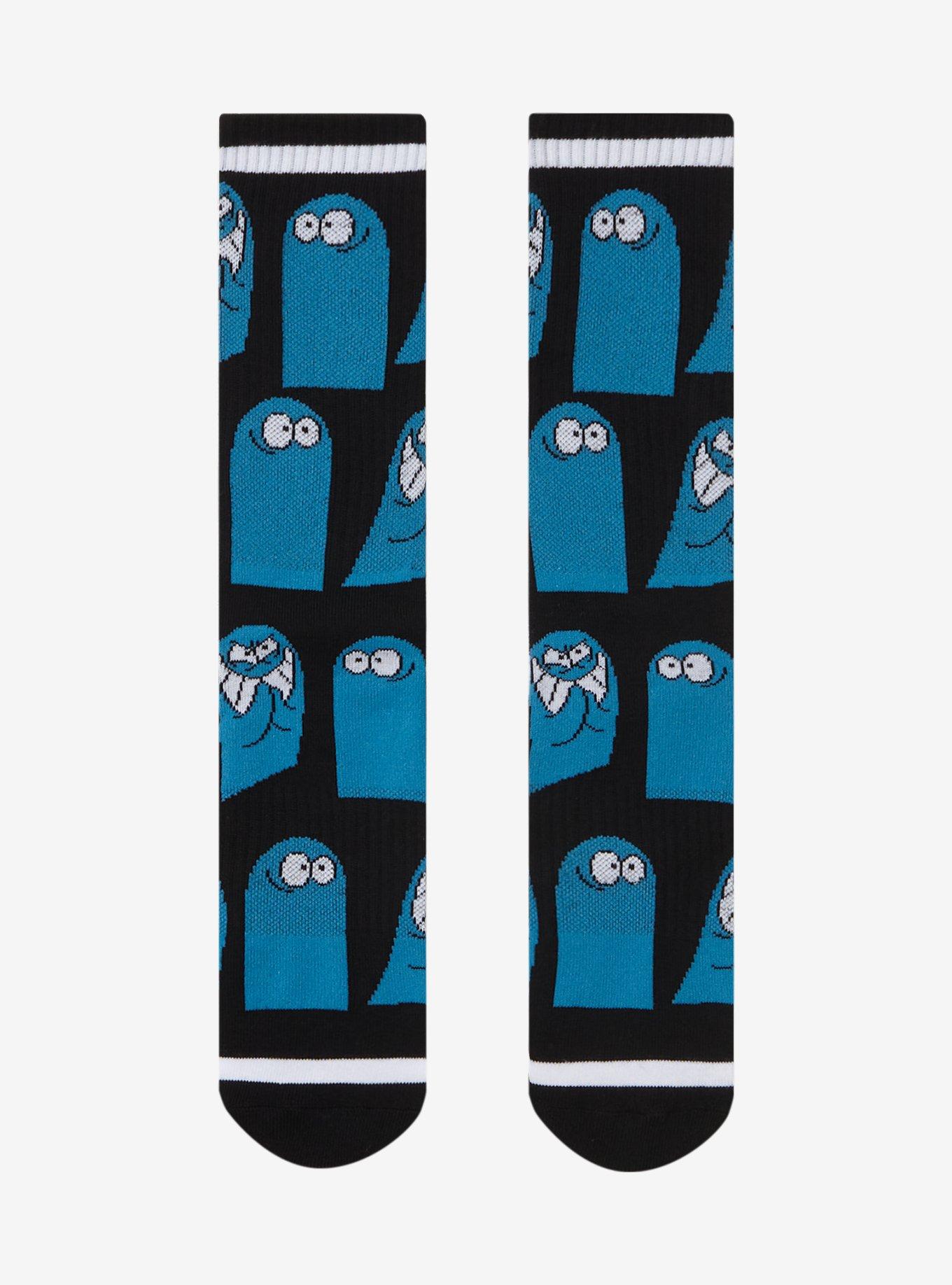 Foster's Home for Imaginary Friends Bloo Allover Print Crew Socks - BoxLunch Exclusive, , hi-res