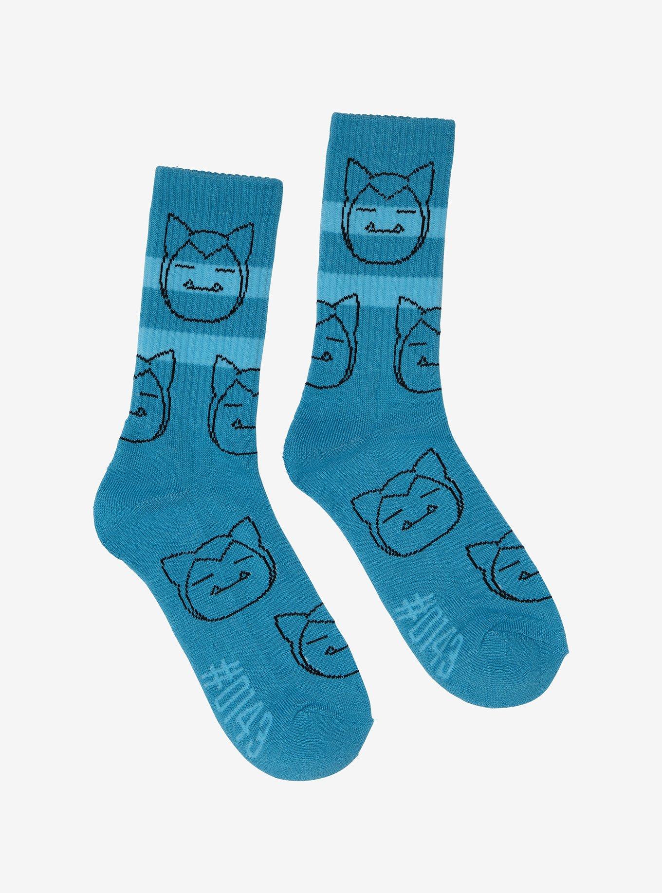 Pokémon Snorlax Allover Print Crew Socks - BoxLunch Exclusive